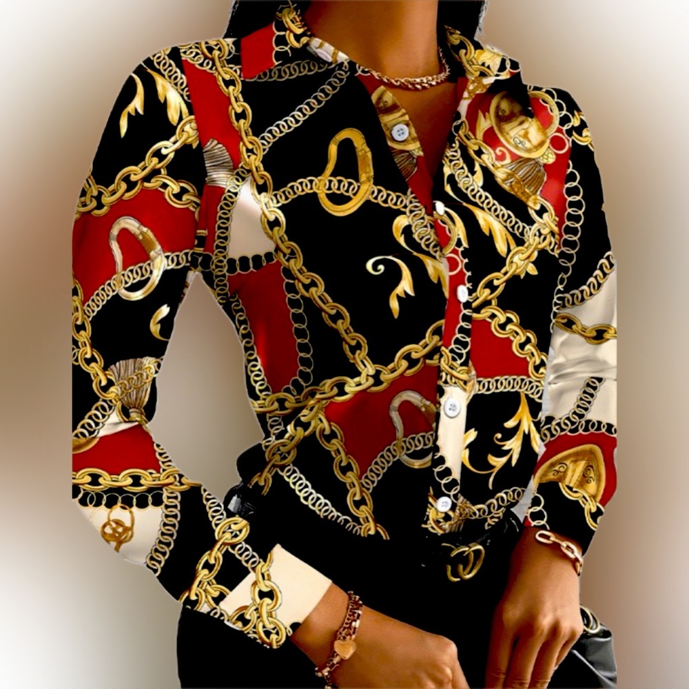 Black link shirt